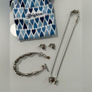 Brighton Silver and Gold Jewelry Set